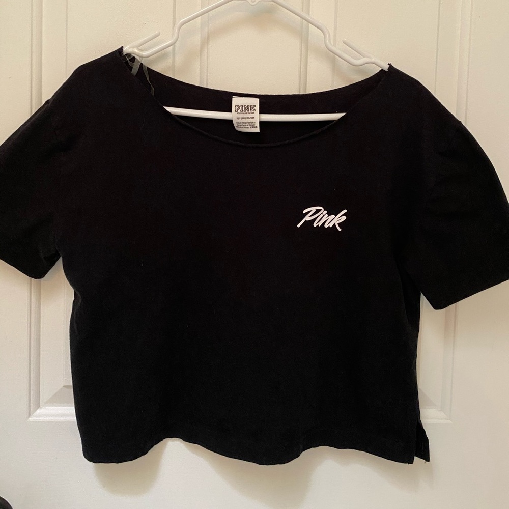 PINK off the shoulder shirt